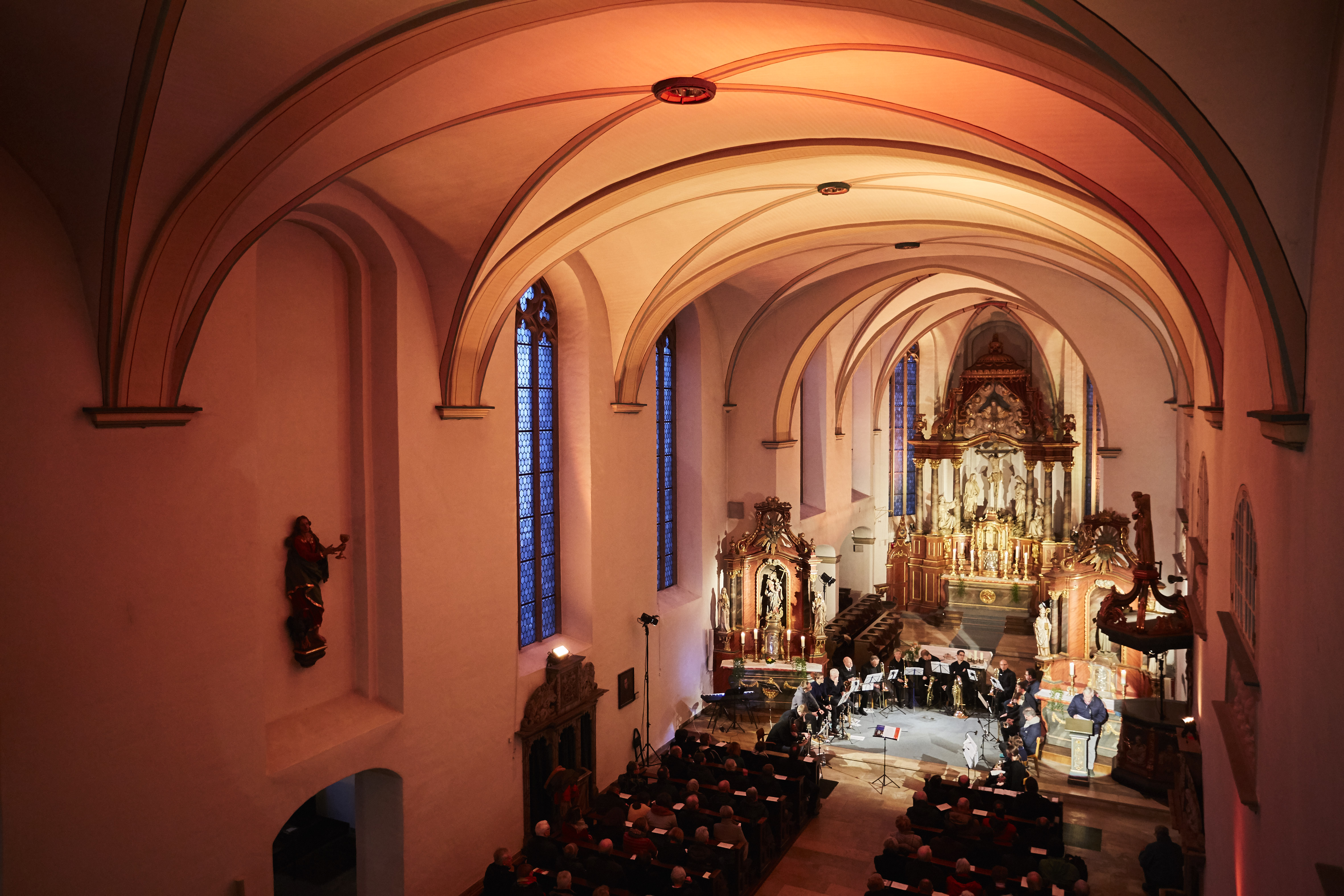 Veranstaltung im Rahmen von "finde dein Licht" 2019 im ehemaligen Kloster Warendorf.
