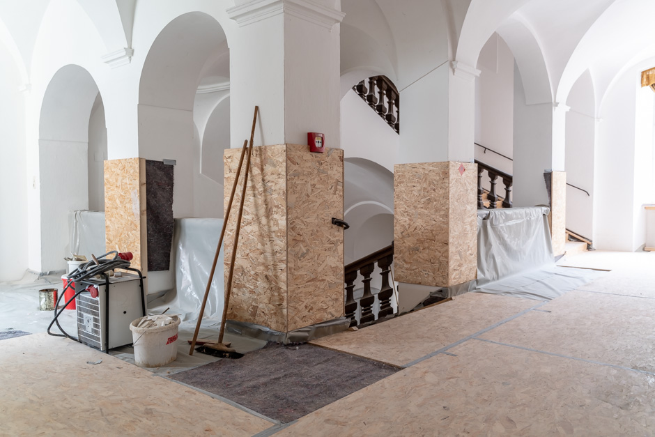 Renovierungsarbeiten im Kloster Beuerberg