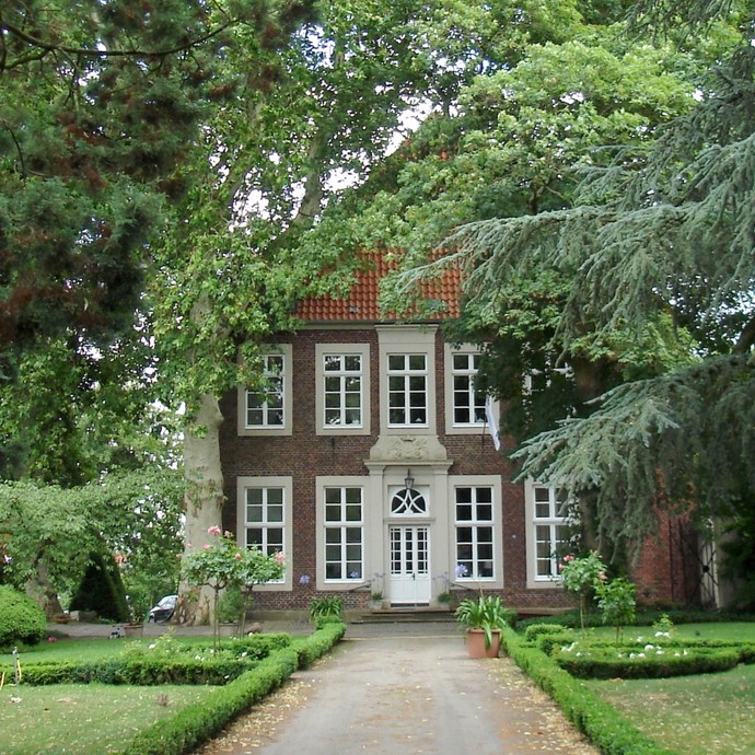 Neue Abtei von 1720 von Westen