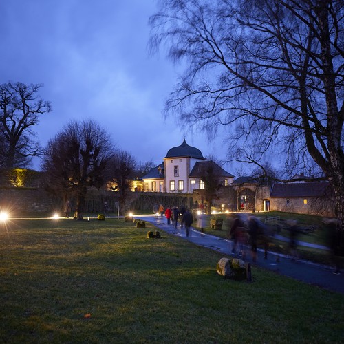 Illuminierter Klosterort