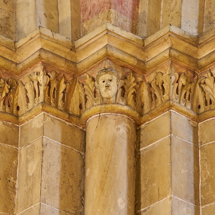Kapitelle in der Stiftskirche Asbeck. © Münsterland e.V.Foelting.
