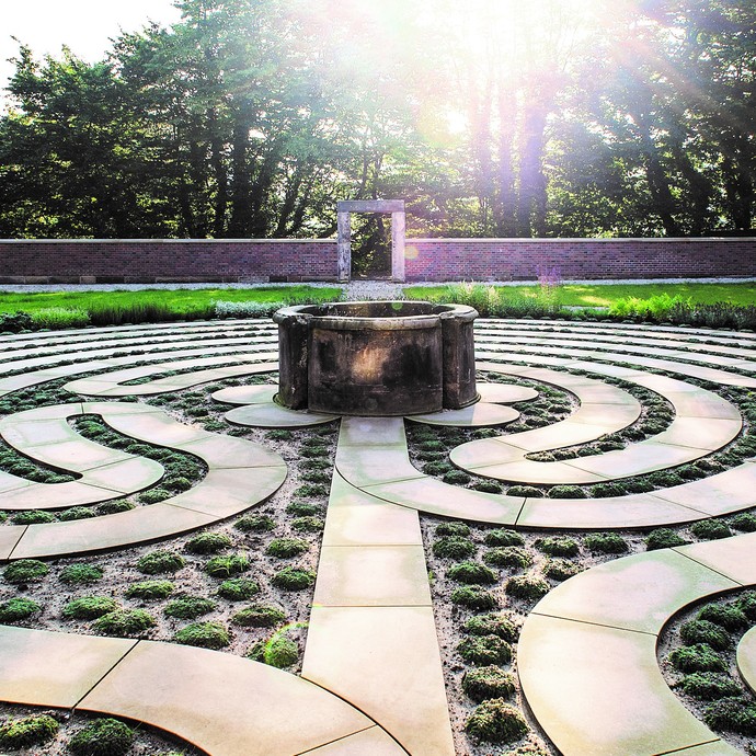 Labyrinth nach Chartres' des Klosters Frenswegen