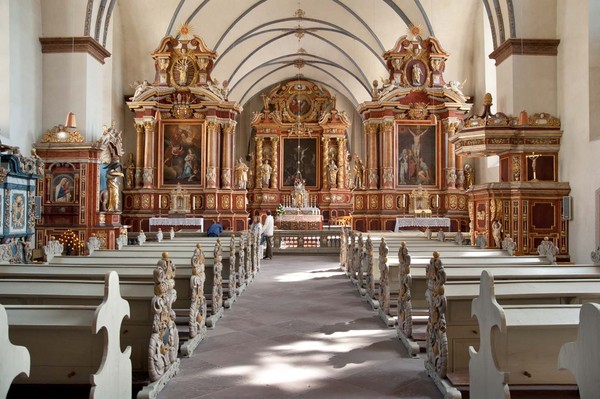 Innenansicht der Klosterkirche. Foto: Kalle Noltenhans.