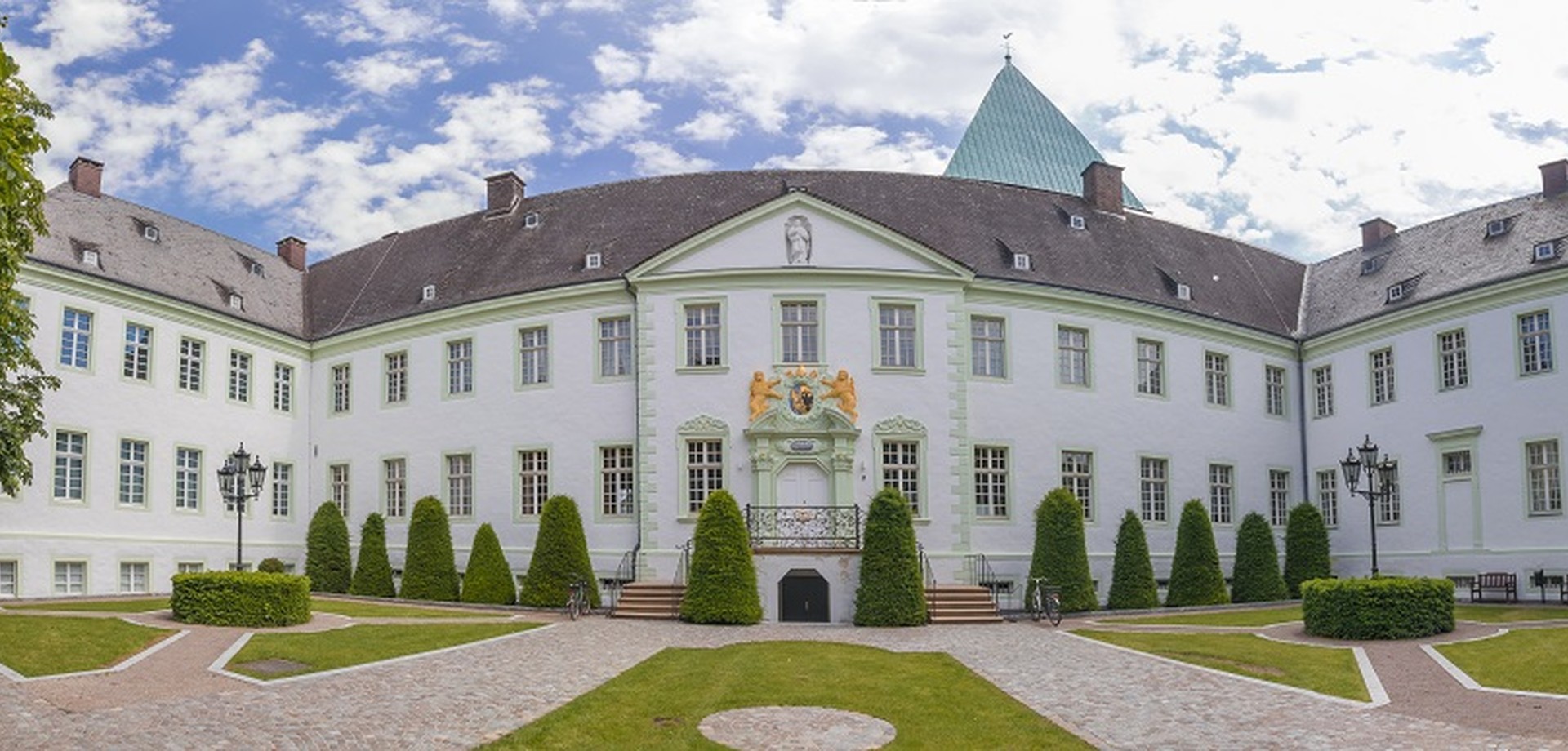 Frontansicht Abtei Liesborn. Foto: Museum Abtei Liesborn des Kreises Warendorf.