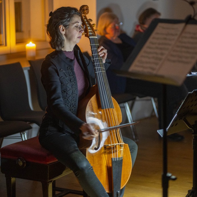 "Concert in the dark" in der Abtei Marienmünster (vergrößerte Bildansicht wird geöffnet)