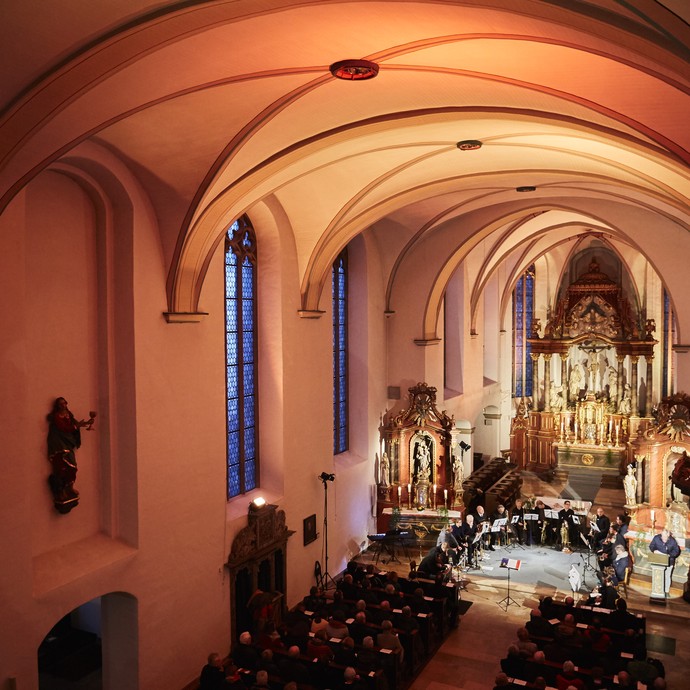 Veranstaltung im Rahmen von "finde dein Licht" 2019 im ehemaligen Kloster Warendorf. Foto: LWL, Fotografie Sarah Bömer. (vergrößerte Bildansicht wird geöffnet)