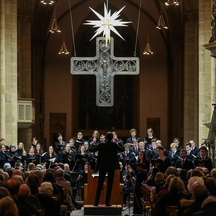 Konzert in der Münsterkirche St. Maria und Pusinna in Herford. © Hochschule für Kirchenmusik; Stephan Schütze.