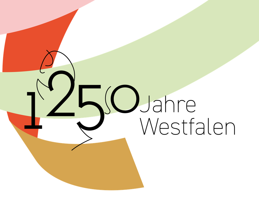 Key Visual Jubiläumsjahr 1250 Jahre Westfalen
