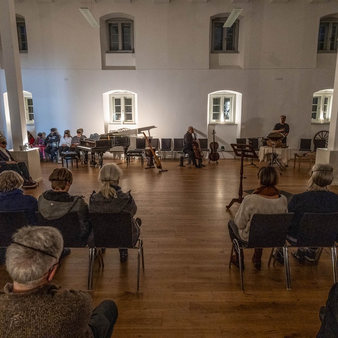 "Concert in the dark" in der Abtei Marienmünster (vergrößerte Bildansicht wird geöffnet)