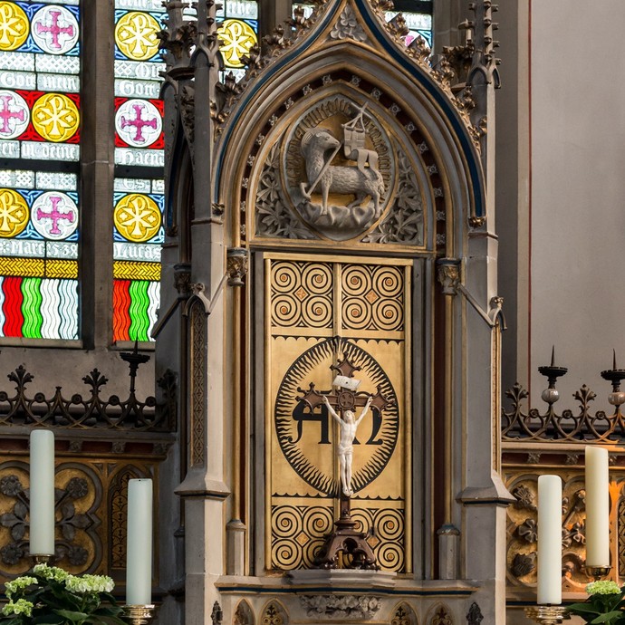 Altar von St. Jakobus in Dülmen. © Dietmar Rabich.