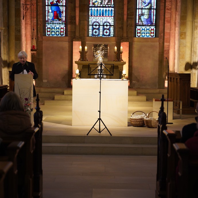 »Mariä Lichtmess in der Kloster- und Stiftskirche Langenhorst« (vergrößerte Bildansicht wird geöffnet)