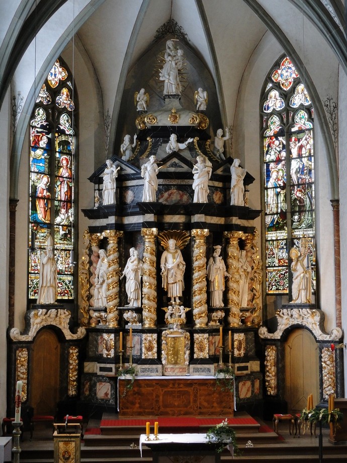 Hochaltar der Klosterkirche. Foto: Alfred Hilbig.