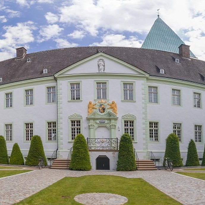 Frontansicht des Museums Abtei Liesborn in Wadersloh-Liesborn. © Museum Abtei Liesborn des Kreises Warendorf.