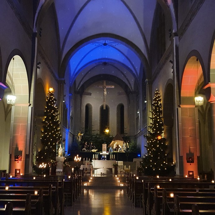 Innenansicht Wallfahrtsbasilika Werl. © Stephan Mockenhaupt.