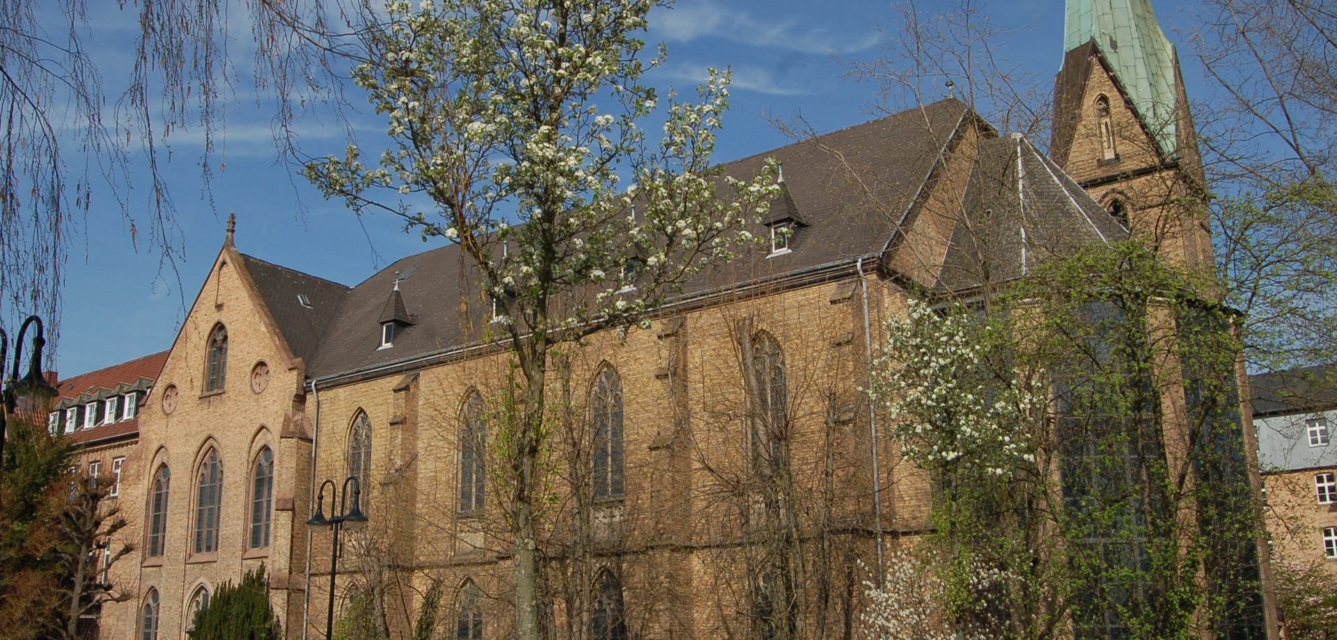 Die Kirche des Mutterhauses der Franziskanerinnen in Salzkotten.
