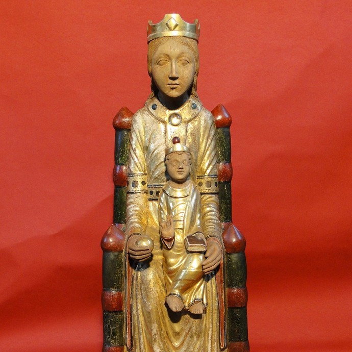 Gnadenbild Maria mit Jesuskind auf dem Schoß. © Alfred Hilbig.