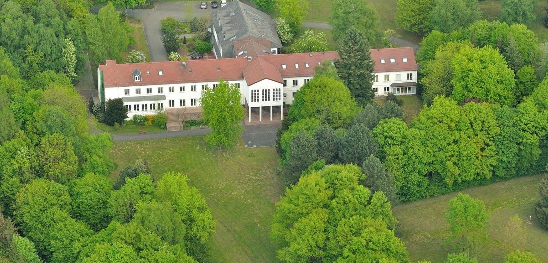 Luftansicht DIE HEGGE. Foto: DIE HEGGE – Christliches Bildungswerk.